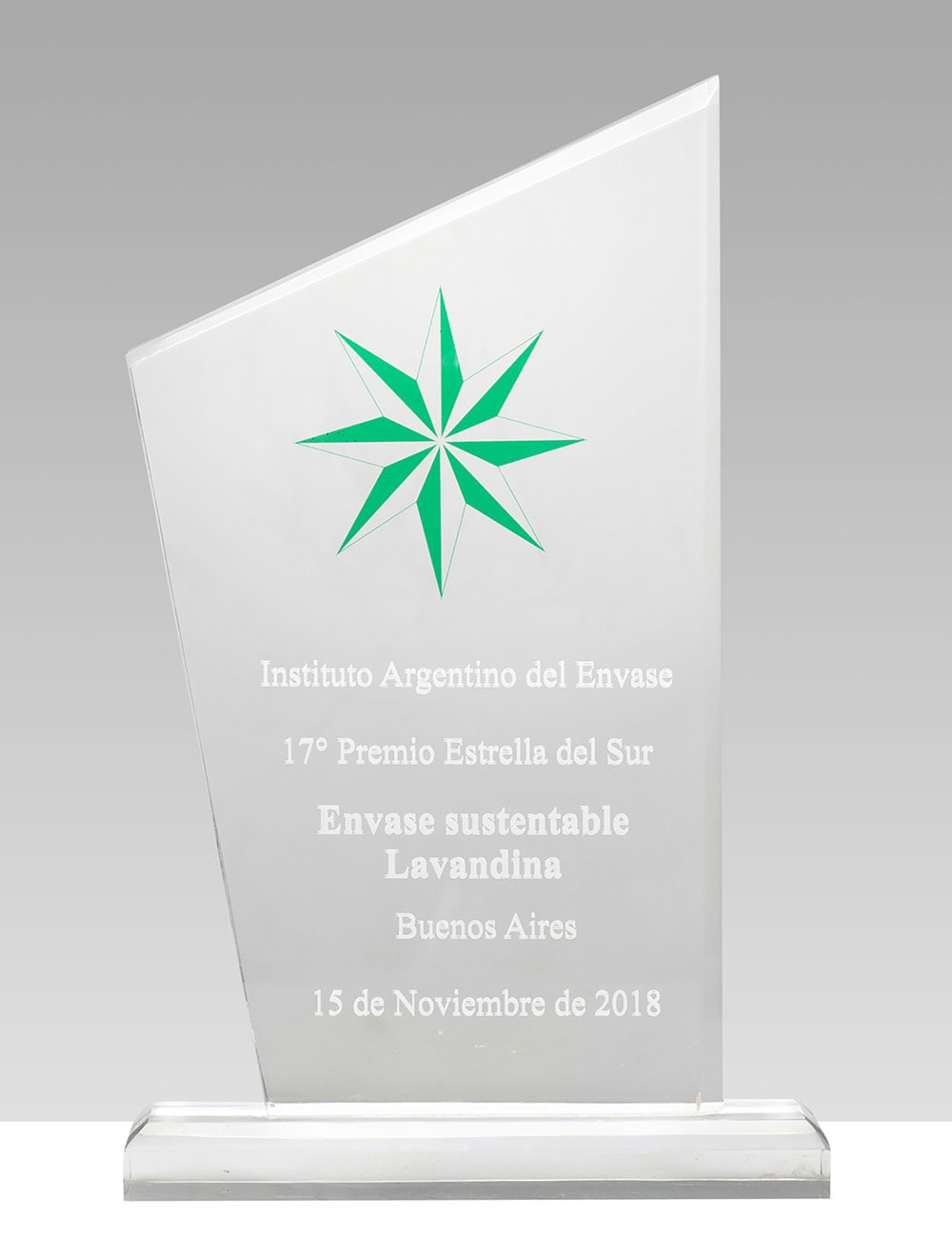 17º Premio Estrella del Sur - Envase sustentable Lavandina.